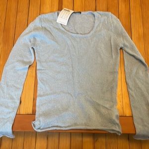 NWT Bandy Melville baby blue, mohair-blend sweater.